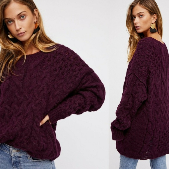 Free People Sweaters - Free People Alpaca Blend Destroyed Sweater